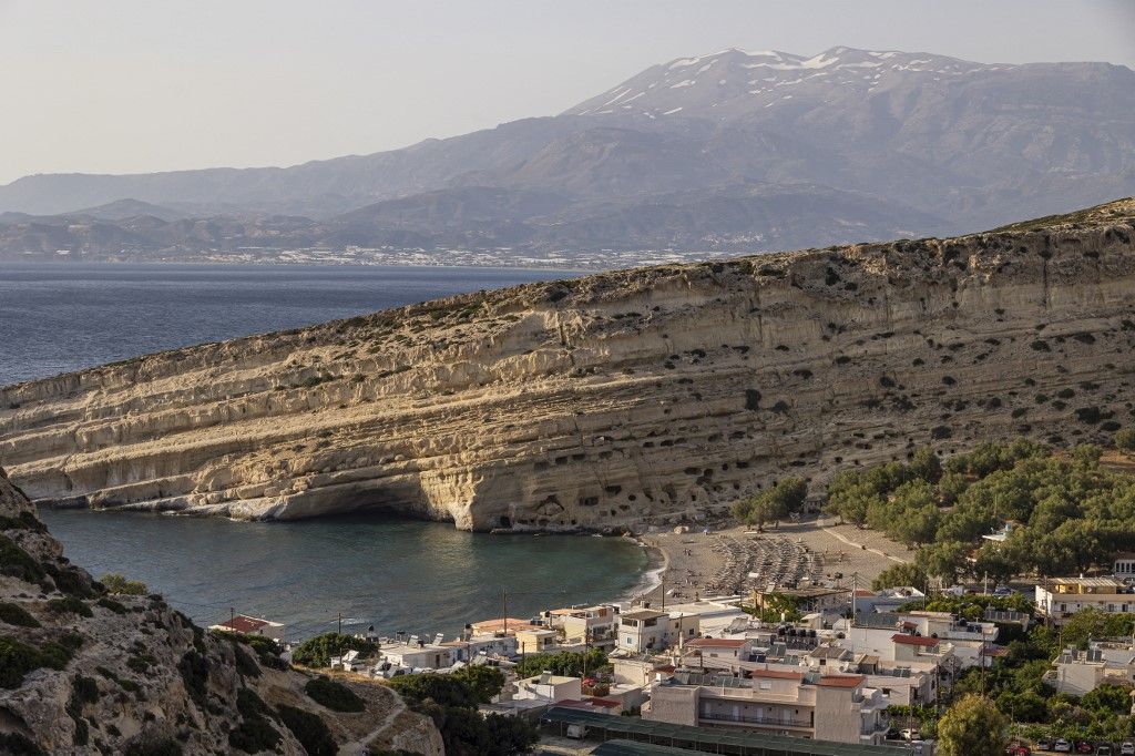 The Caves Of Matala In Crete Island
földrengés