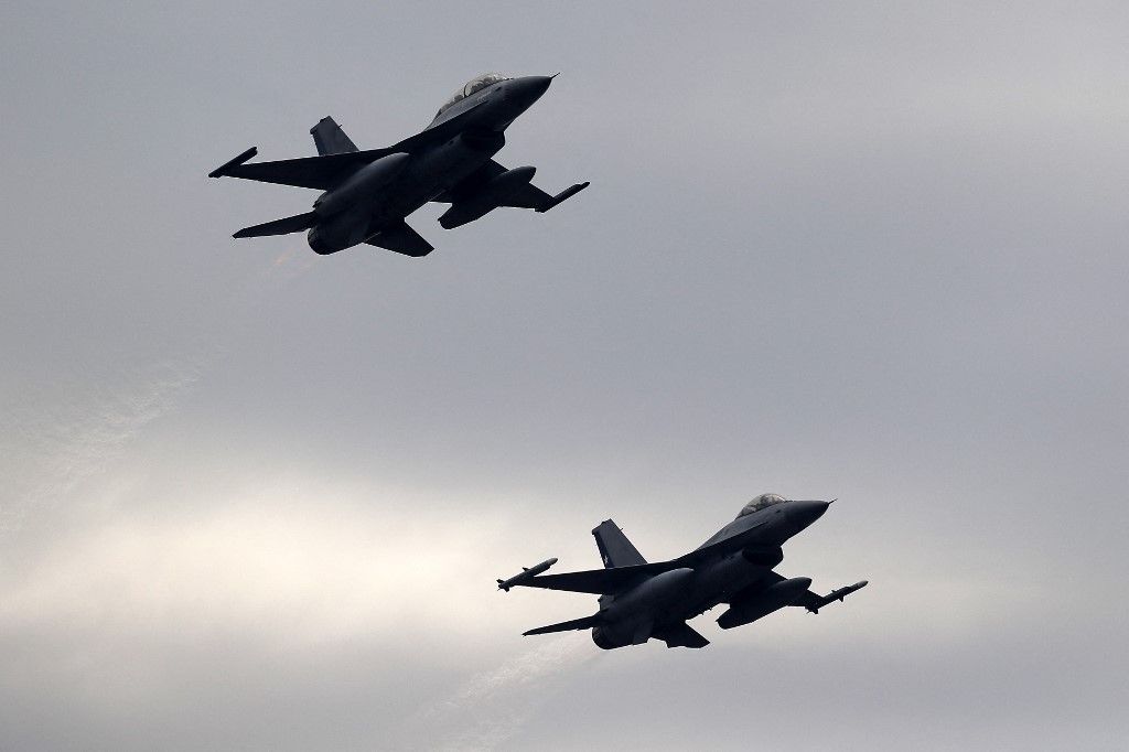 Air Force F-16 fighter jets take part in the annual military parade in commemoration for the Day of the Glories of the Army, a tradition within the Independence Day holidays, at the O'Higgins Park in Santiago, on September 19, 2023. (Photo by Javier TORRES / AFP)
Moldova