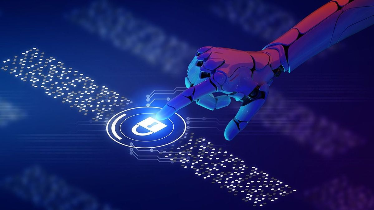 Cybersecurity,,Internet,Scam,,Cybercrime,,3d,Robot,With,Graphic,Symbol,Of
kripto csalás