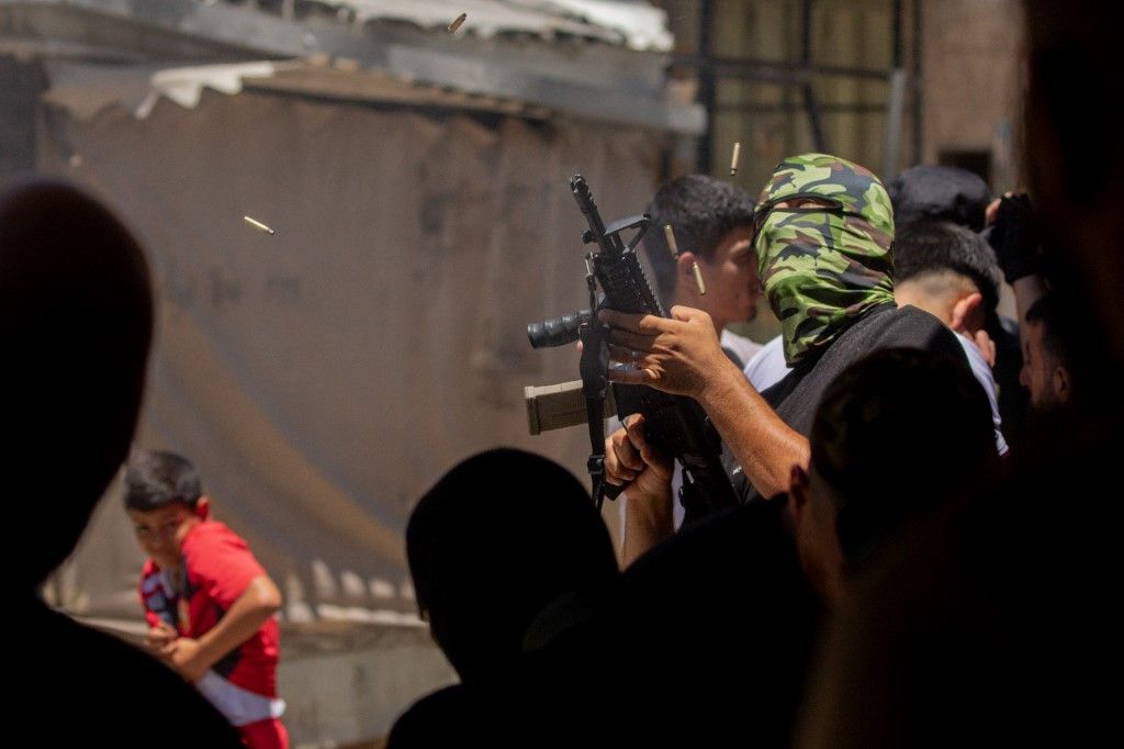 West Bank Funeral of Paramedic Tamer Saqer