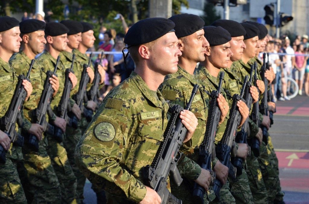 20th anniversary of the Operation Storm with a huge military parade on 4th August, 2015. Zagreb,Croatia (Photo by Alen Gurovic/NurPhoto) (Photo by Alen Gurovic / NurPhoto / NurPhoto via AFP)