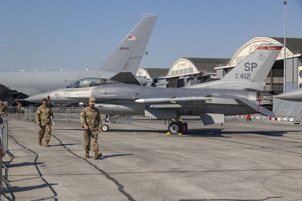 USAF F-16 At Paris Air Show 2023