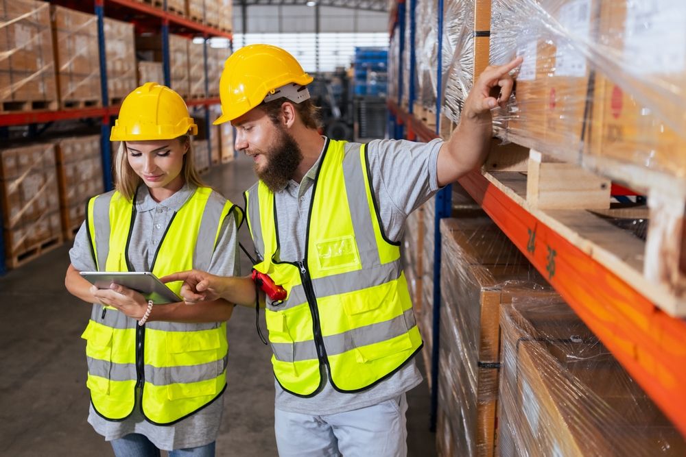 Male,And,Female,Professional,Worker,Wearing,Safety,Uniform,Using,Tablet
munka, munkaerőpiac, foglalkoztatottság