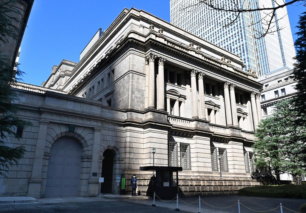 Bank of Japan in Tokyo földgáz