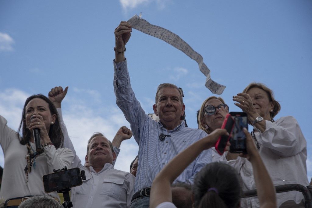 Protest In Caracas, Venezuela Followings Elections Result