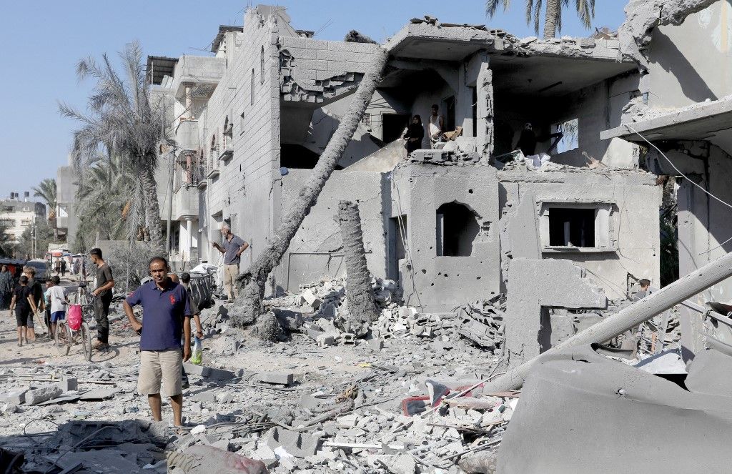 Destruction in Gaza amid continued Israeli attacks