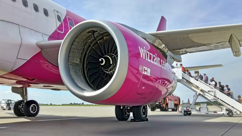 Swidnik,,Lublin,Voivodeship,/,Poland,Aug.18.2019:,Airbus,A320,Wizz,Airlines