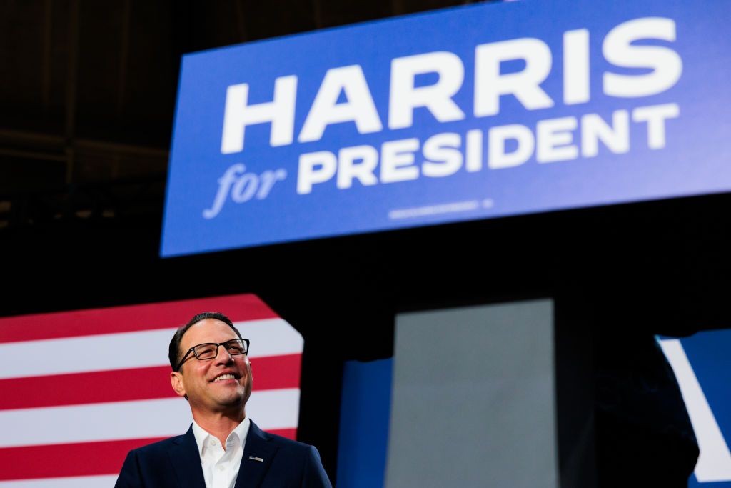 Governors Whitmer And Shapiro Campaign For Kamala Harris