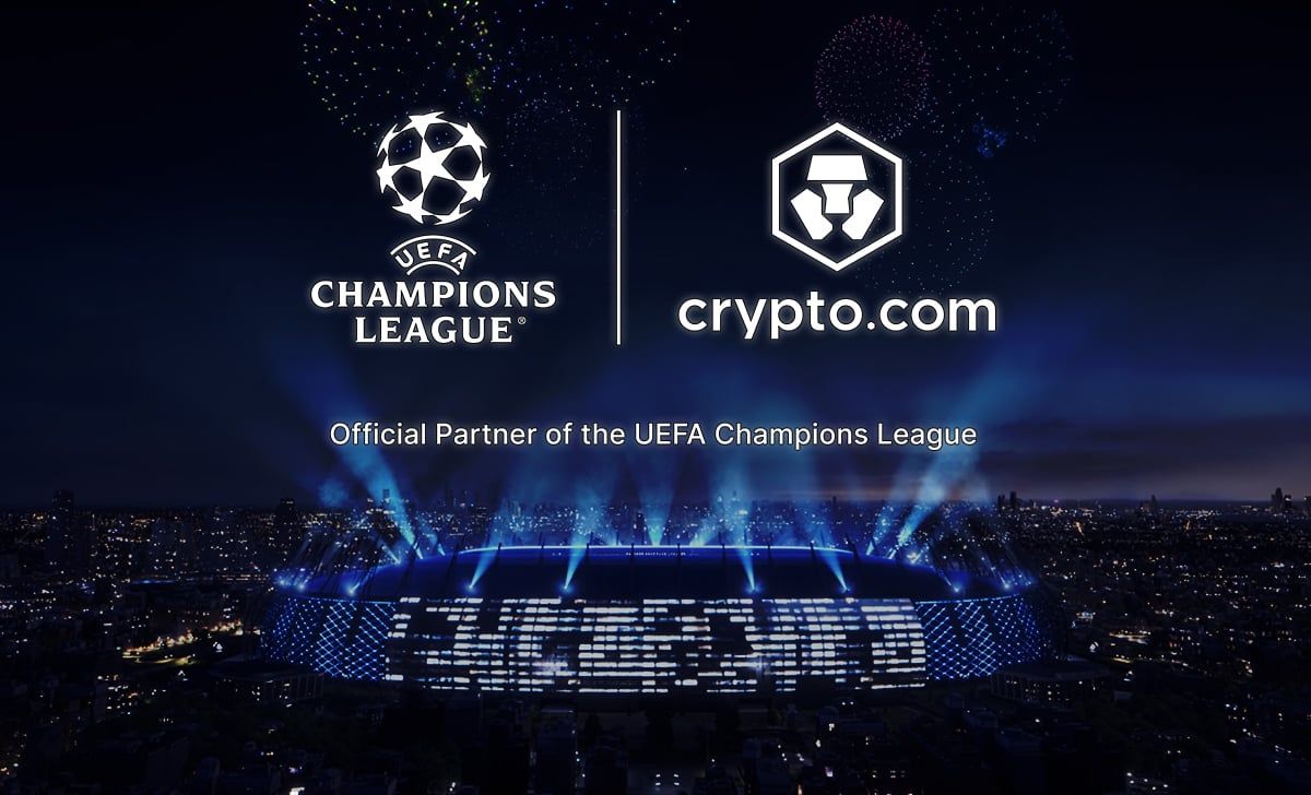 crypto.com, kriptó, kripto, Hivatalosan is partnerségre lépett a Crypto.com kriptotőzsde és az UEFA Bajnokok Ligája / Fotó: crypto.com