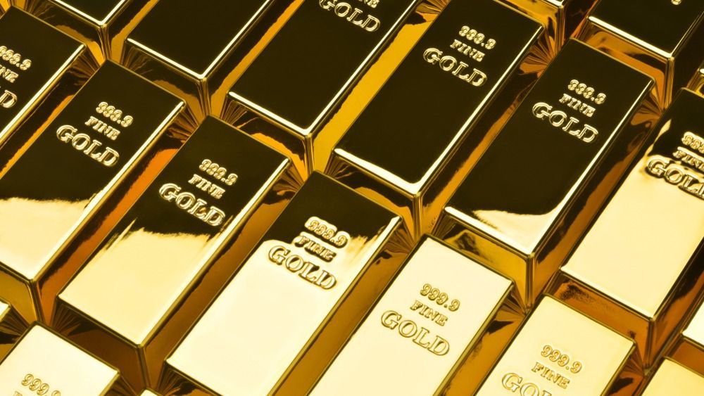 Gold,Bars,In,A,Row.,Financial,Concepts.