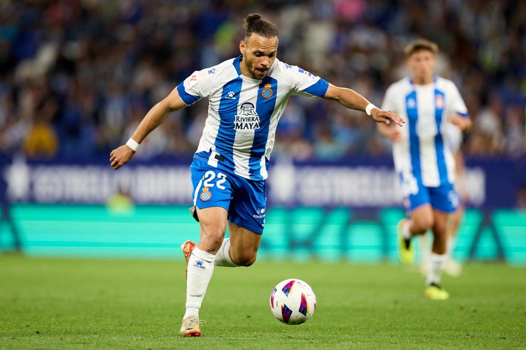 RCD Espanyol v Real Oviedo - La Liga Hipermotion
Braithwaite