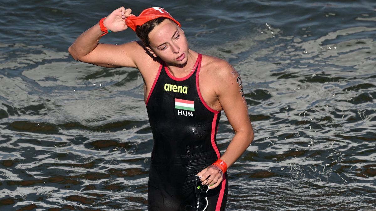 Rosszul lett és kórházba szállították a Szajnában úszó olimpiai 5. Fábián Bettinát