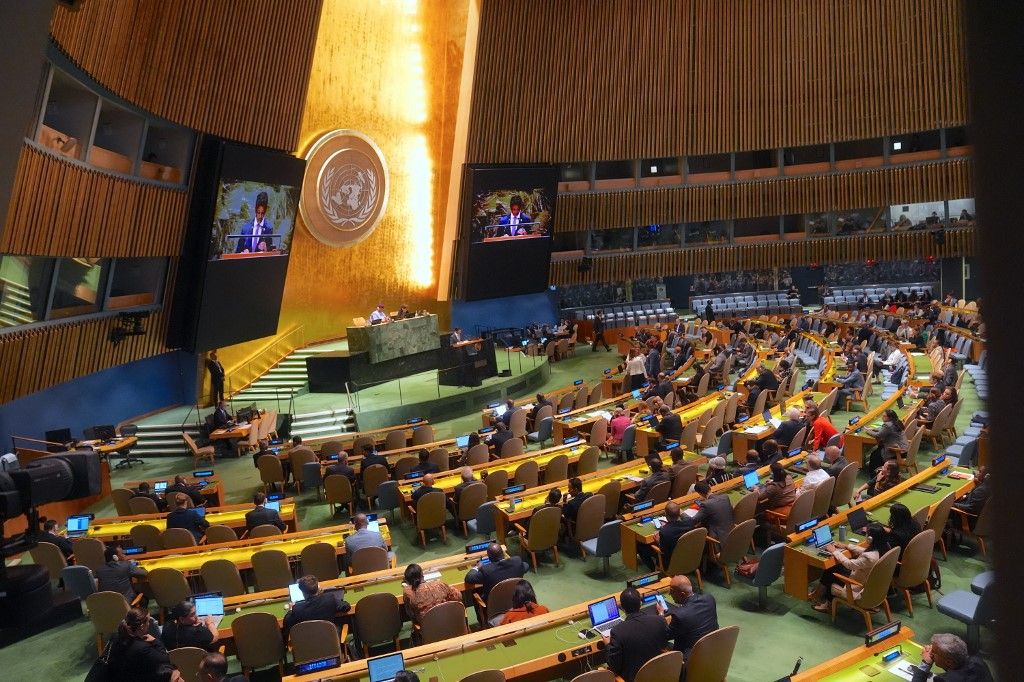 UN General Assembly adopts resolution calling to end Israeli presence in Gaza