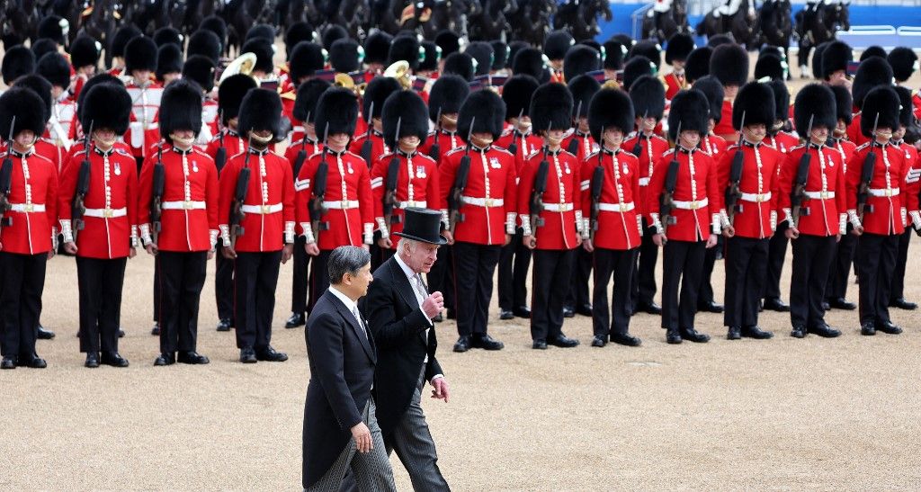 Japan's Emperor State Visit to UK / Britain's Ceremonial Welcome