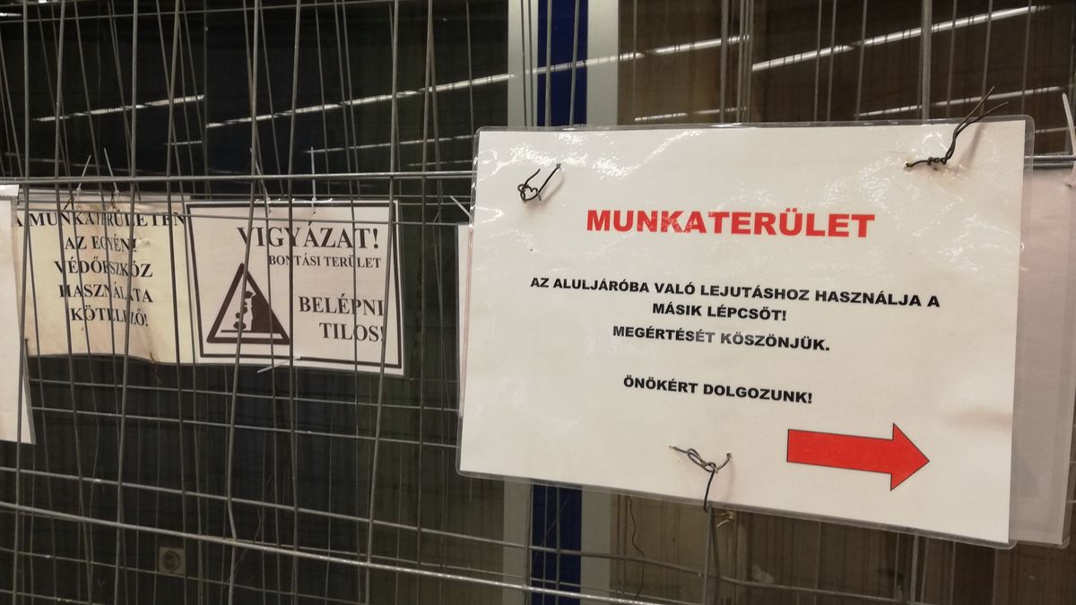 Felújítás kezdődött a Corvin aluljáróban – kiderítettük, meddig tart