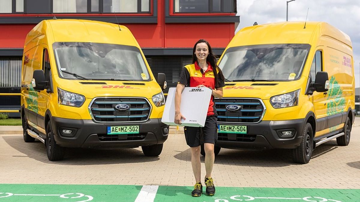 Nagy flottabővítés a DHL-nél: megduplázzák elektromos furgonjaikat Budapesten