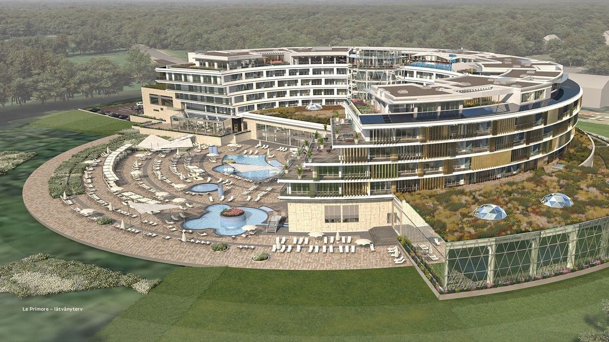 Hévízen luxus spahotel épül mintegy 30 milliárd forintból