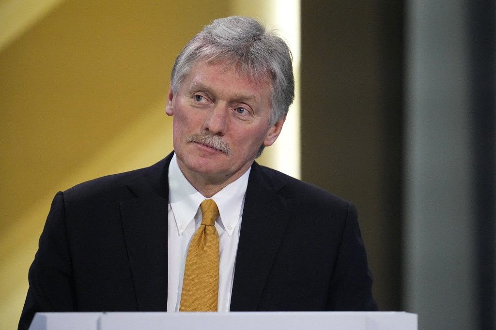 Kremlin spokesman Dmitry Peskov moderates Russian President Vladimir Putin's year-end press conference at Gostiny Dvor exhibition hall in central Moscow on December 14, 2023. (Photo by Alexander Zemlianichenko / POOL / AFP)
Oroszország
moldova