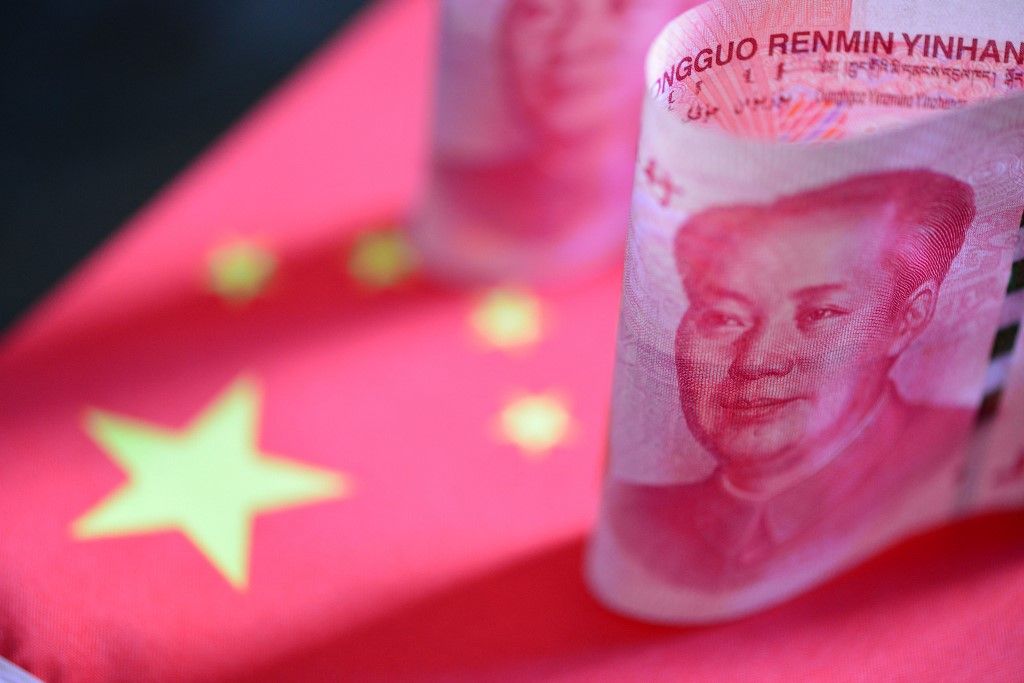 A photo taken in Fuyang, China, on September 5, 2024, shows Chinese yuan banknotes. (Photo by Costfoto/NurPhoto) (Photo by CFOTO / NurPhoto / NurPhoto via AFP)