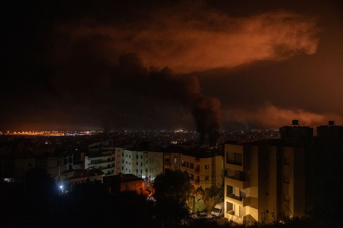 Lebanon Israeli Airstrike Beirut