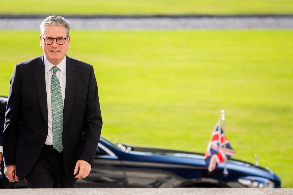 British Prime Minister Starmer in Berlin