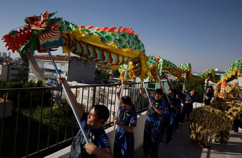 Chinese New Year Of The Dragon In Mexico