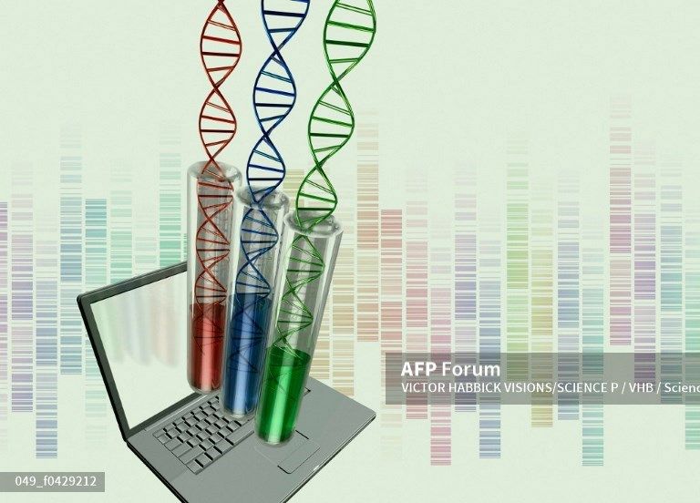 DNA testing, conceptual illustration