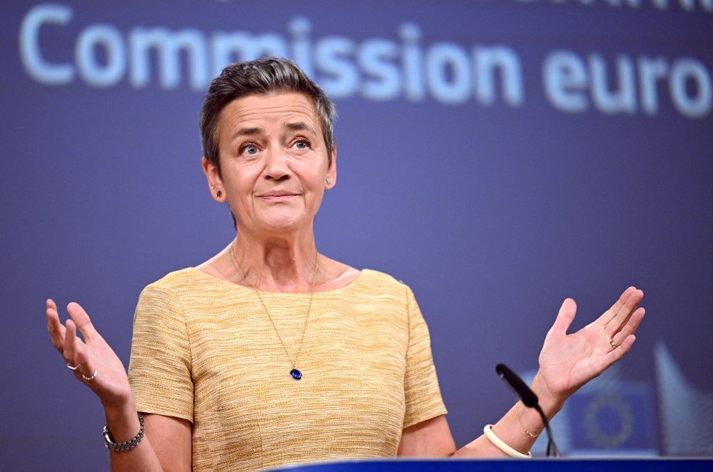 European Commission Vice-President Margrethe Vestager, Google, Apple, Írország