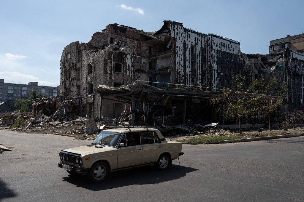 Aftermath of rocket strike in the Pokrovsk region of Ukraine, ukrajna