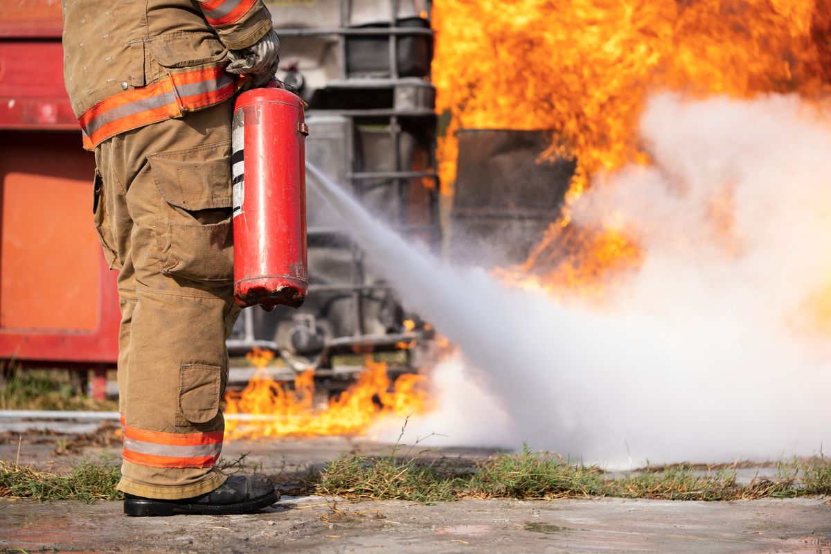 Training for fire fighter