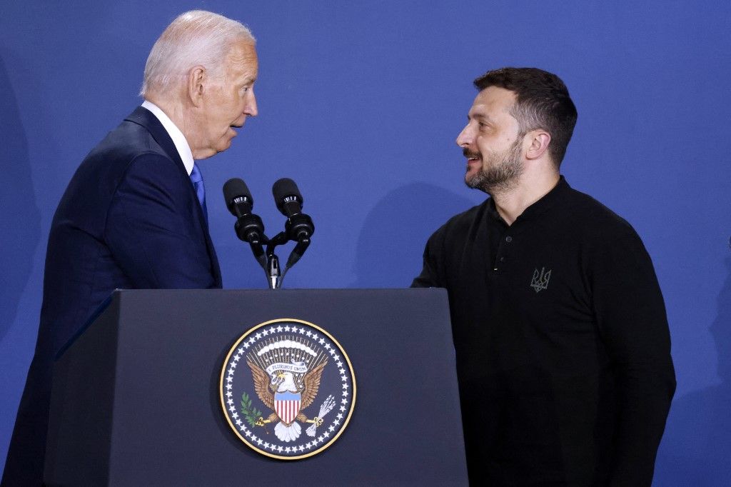 President Joe Biden hosts an event on the Ukraine Conpact initiativ