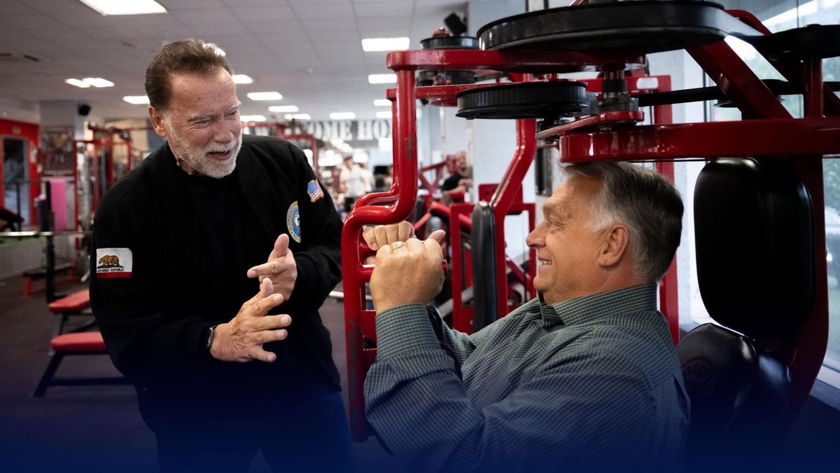 Nem aprózza el a gyúrást Orbán Viktor: Arnold Schwarzeneggert vette fel személyi edzőnek