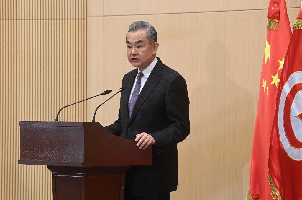 Chinese FM Vang Yi in Tunisia