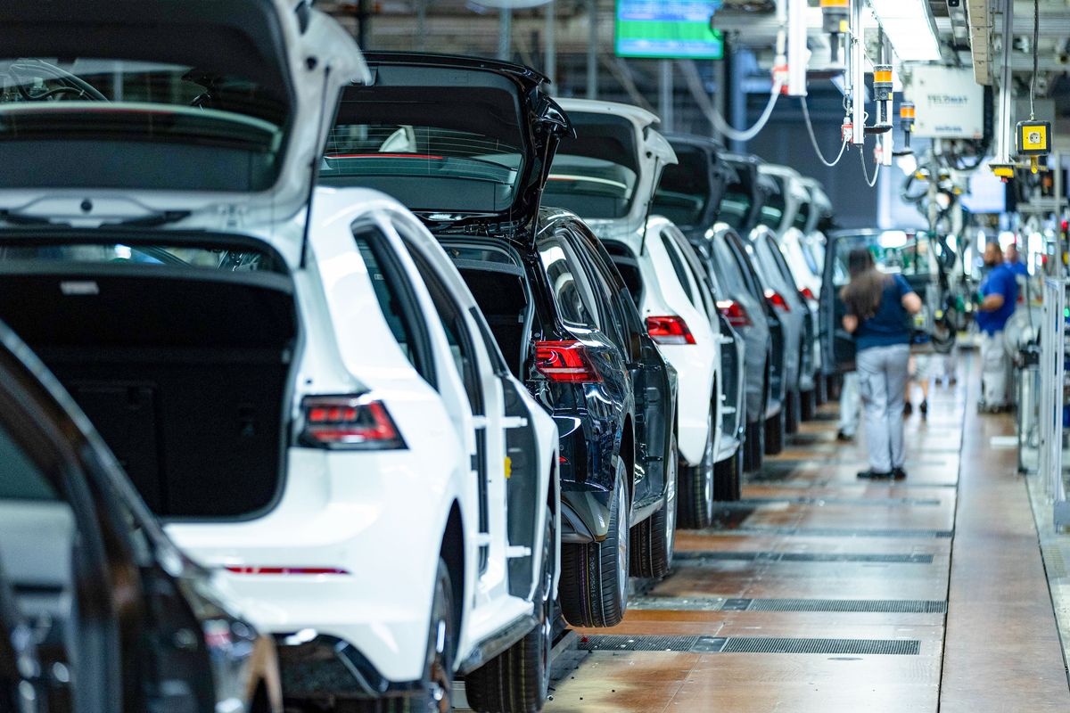 Manufacturing At The Volkswagen AG Wolfsburg Plant