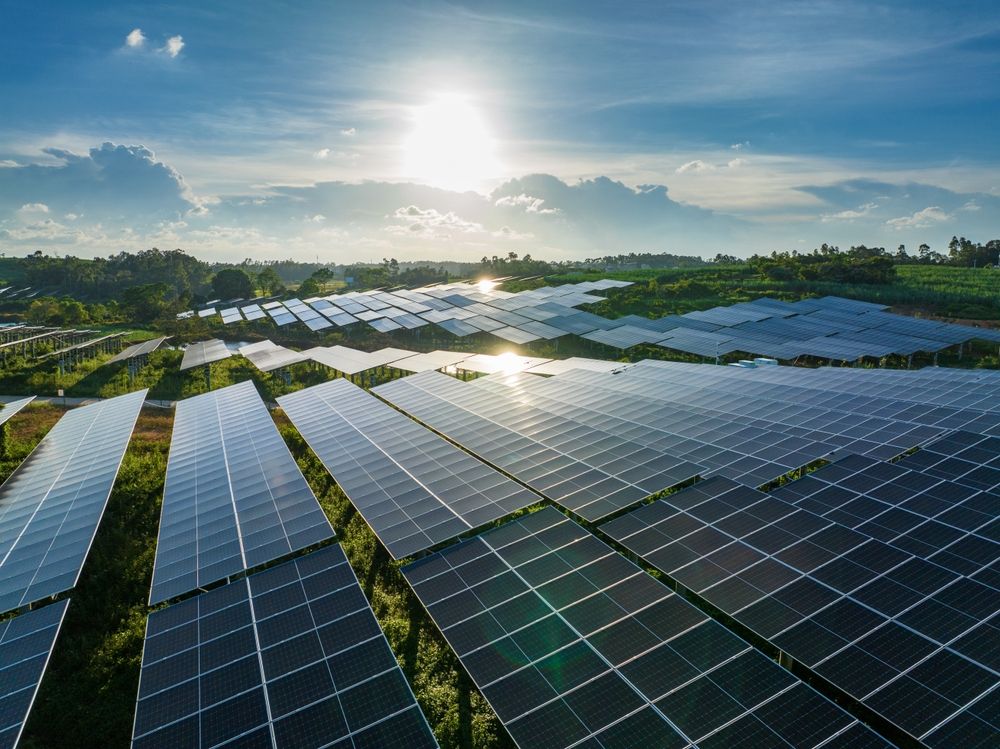 Solar,Panels,City,At,China