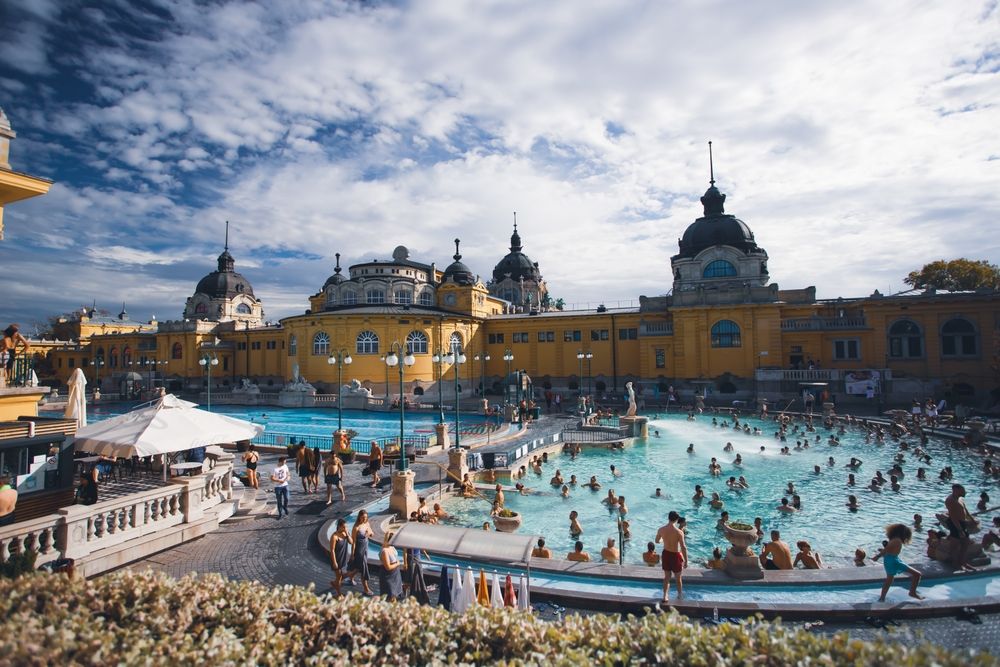 Budapest,,Hungary,-,25,October,,2022:,Szechenyi,Baths,In,Budapest,