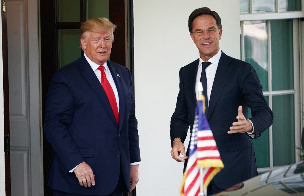 Trump hosts Dutch PM Mark Rutte