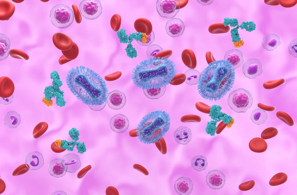 Mpox viruses, illustration, majomhimlő