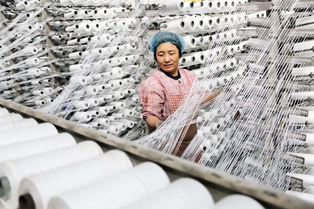 A Woven Bag Company in Lianyungang
kínai gazdaság