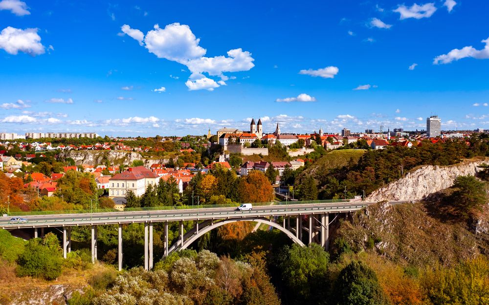 Veszprem,City,Castle,Aera,In,Aerial,Photo.,Amazing,City,Part