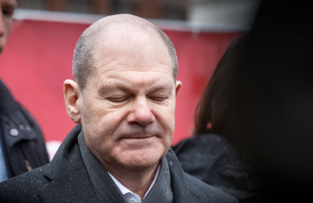 Kick-off rally for the SPD's state parliament election campaign olaf scholz német gazdaság