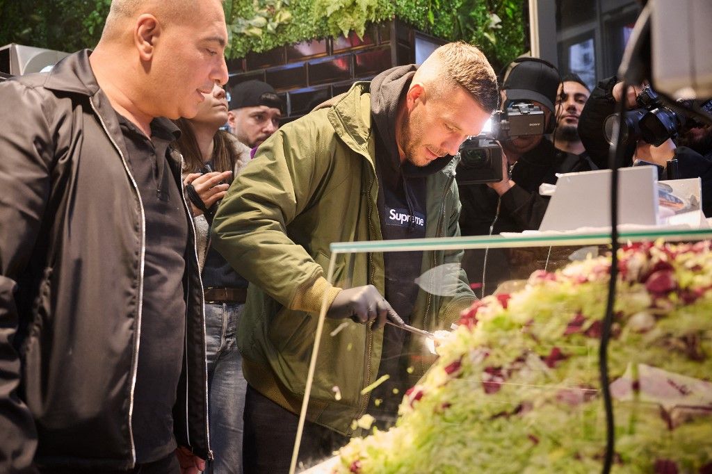 Opening of a branch of Lukas Podolski's kebab store