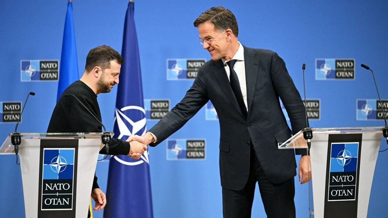 NATO Secretary General Mark Rutte - Ukraine's President Volodymyr Zelenskyy in Brussels