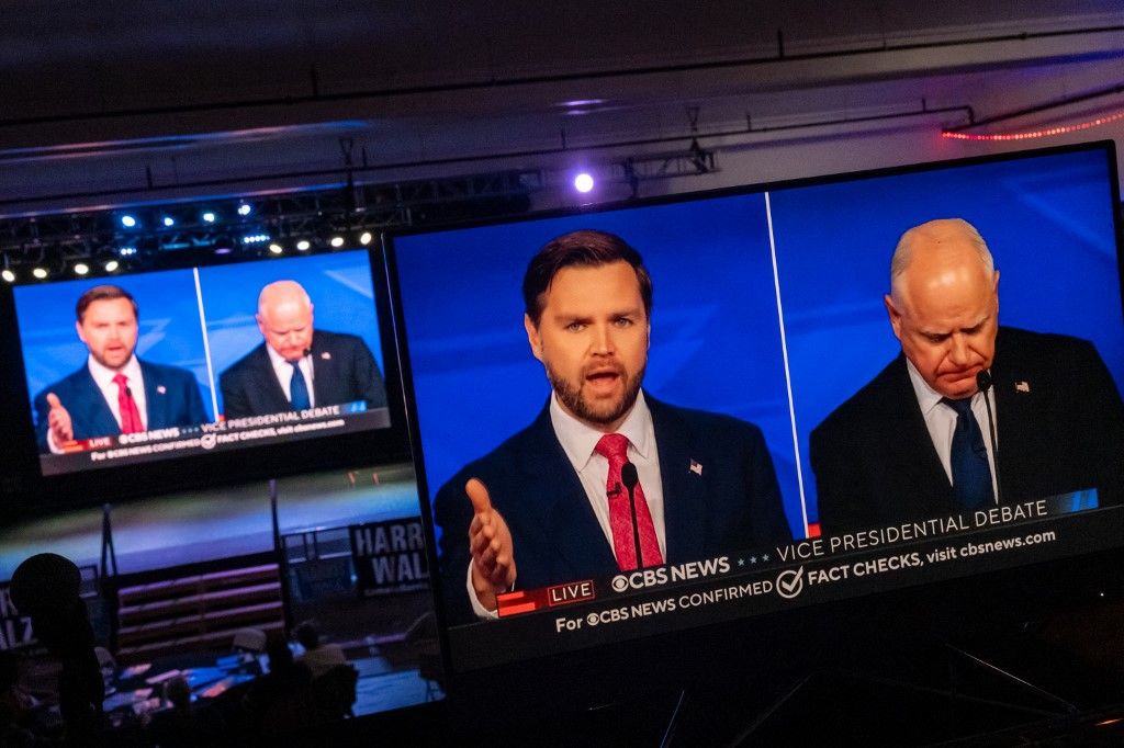 Vice Presidential Debate Watch Party, vita, vance, walz