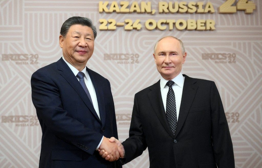 16th BRICS summit in Kazan
Hszi és Putyin