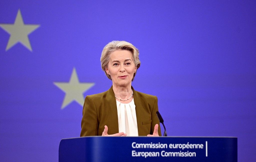 Ursula von der Leyen - Sauli Niinisto in Brussels