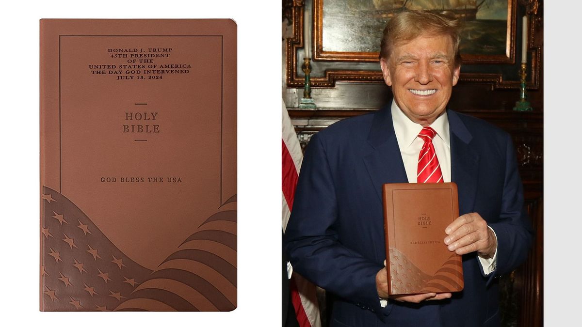 Kissé álszent Donald Trump Bibliája