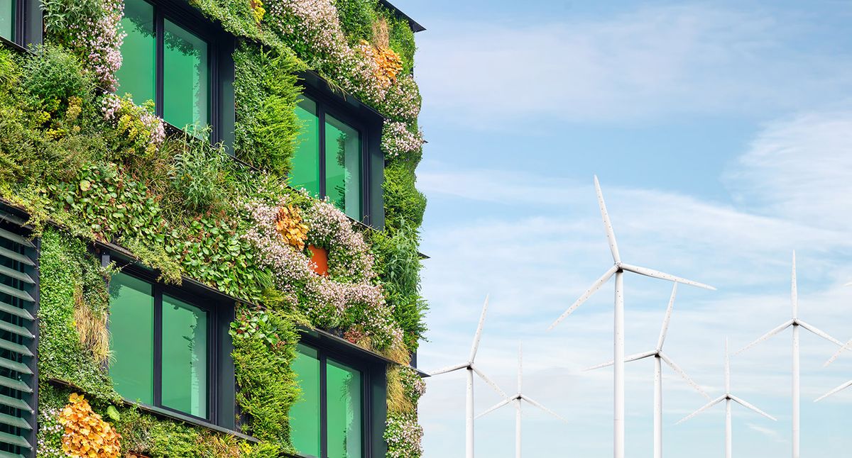 Exterior,Of,A,Green,Sustainable,Building,Covered,With,Blooming,Vertical