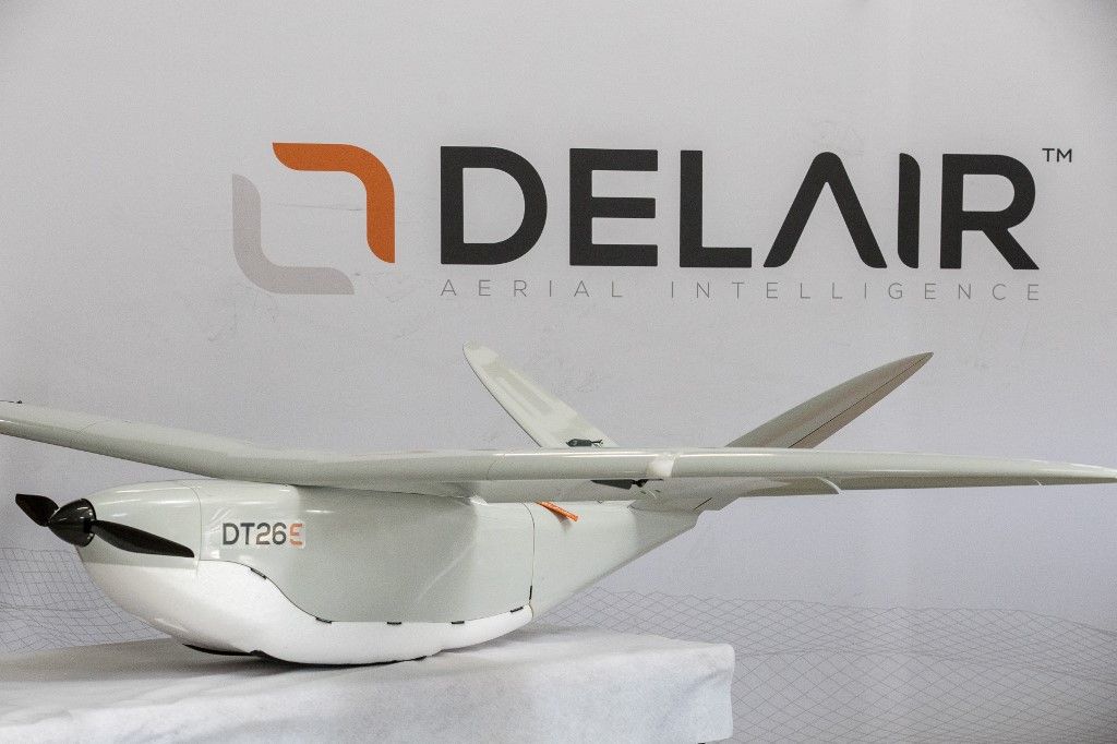 FRANCE - AERONAUTIC - SOCIETY - DRONE - DELAIR, Franciaország, Ukrajna, drón