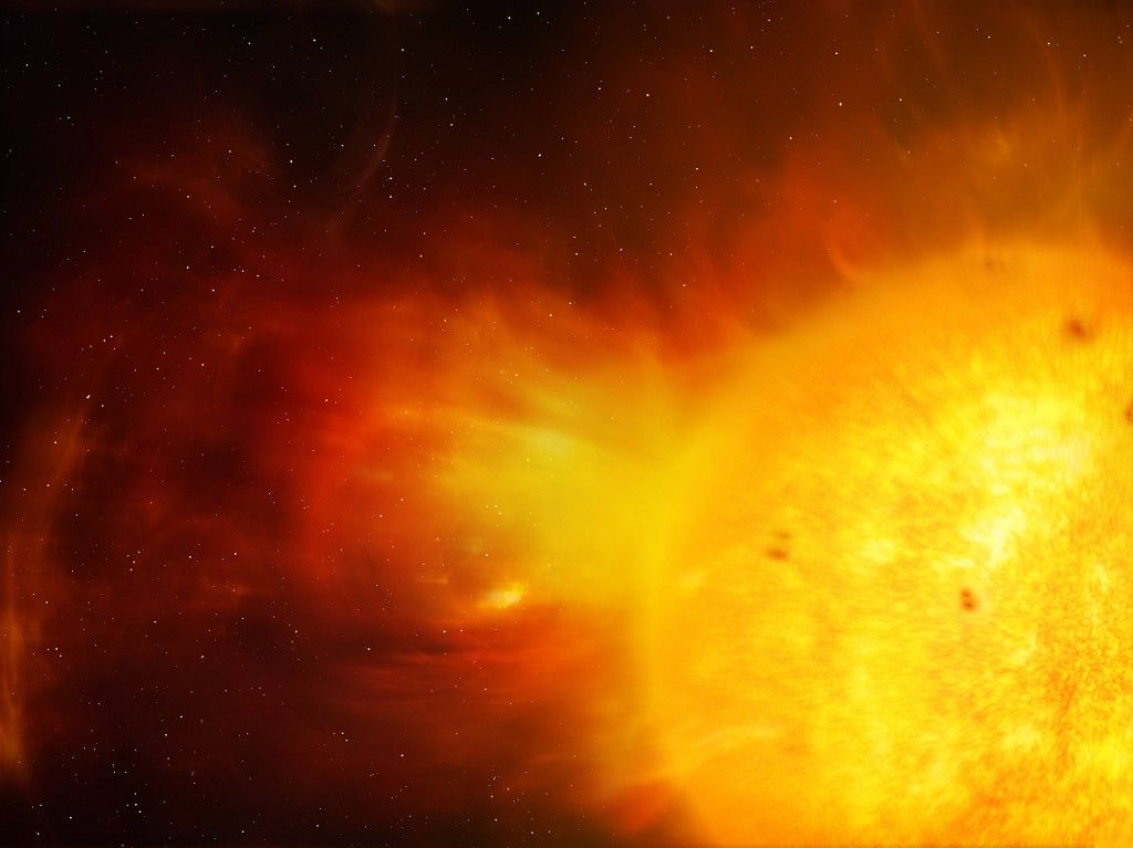 Sun and coronal mass ejection, illustration, Újra megzavarodnak a telefonok a hétvégén, jön a következő mágneses vihar